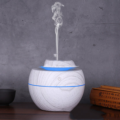 Wood Grain Humidifier Aroma Diffuser Sprayer