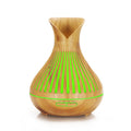 New Aroma Diffuser 500ml Wood Grain Humidifier Household Hollow Vase Humidifier