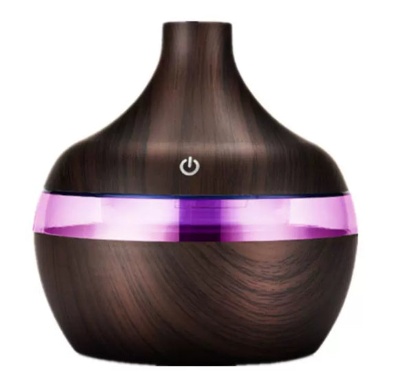 Wood Grain Aromatherapy USB Humidifier Drops Water Air Purification essential oil aroma diffuser Creative home grain